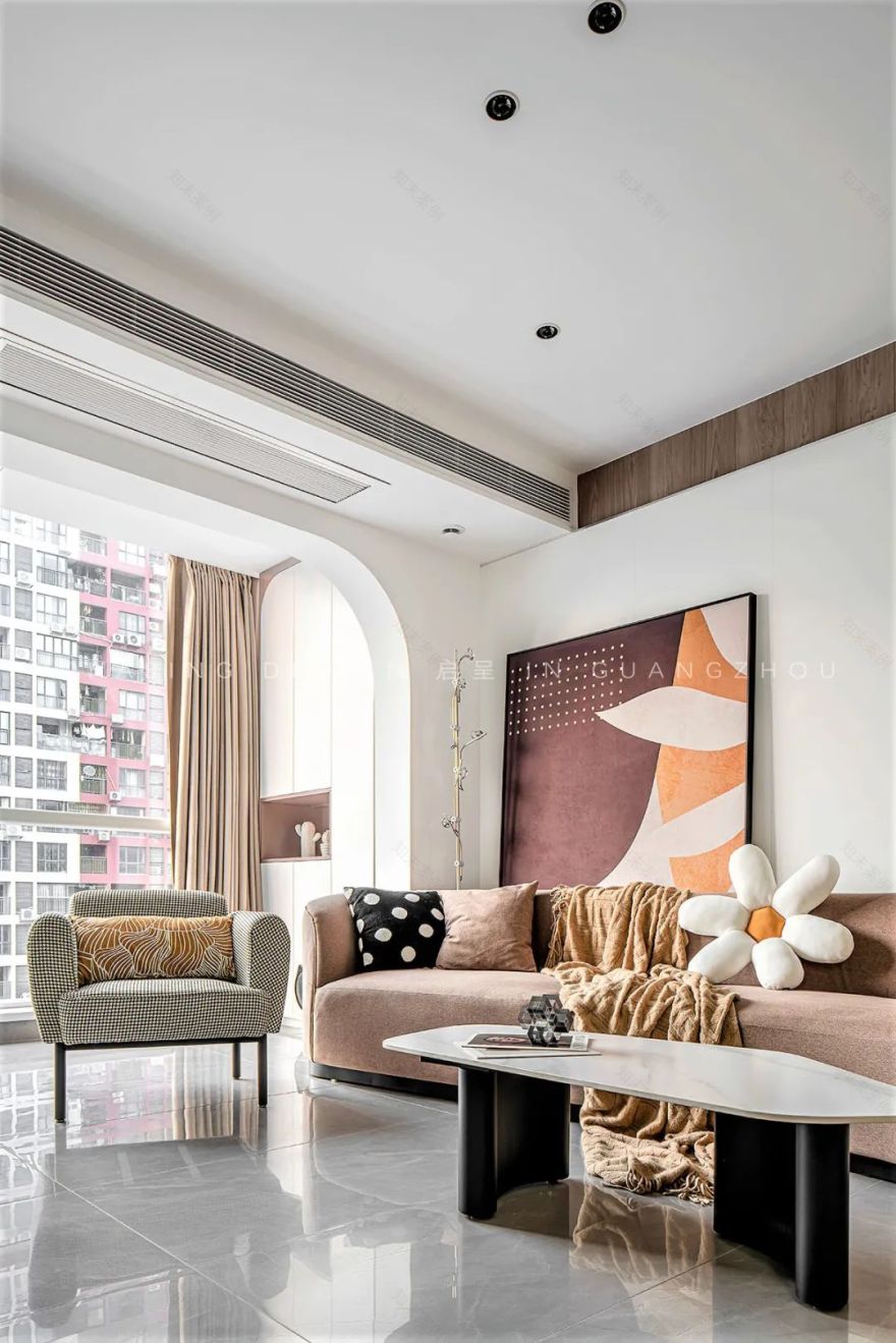 橘子汽水味的三房loft,超强布局不输大平层-60