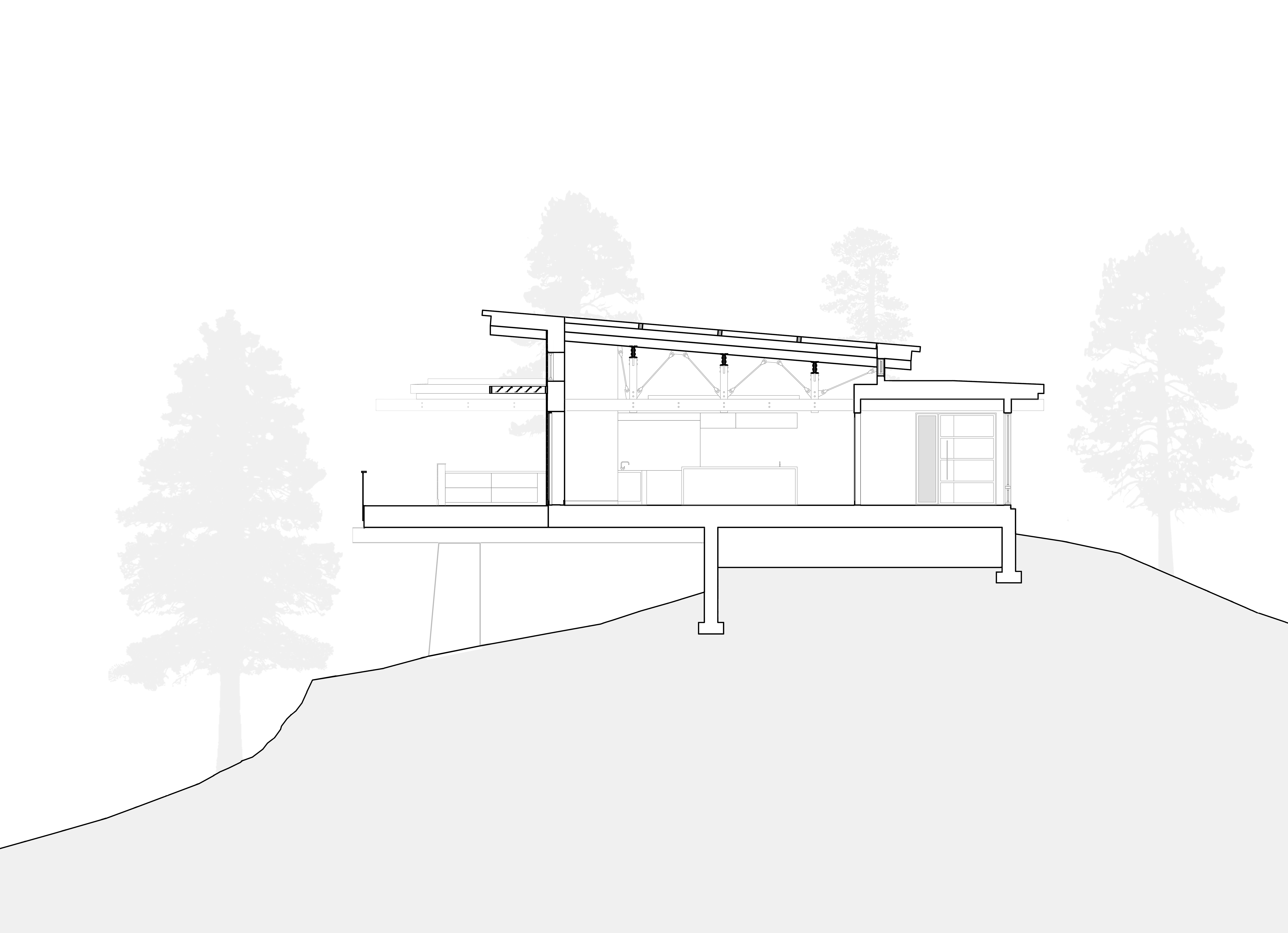 朗斯峰静修处丨Kelly and Stone Architects-20