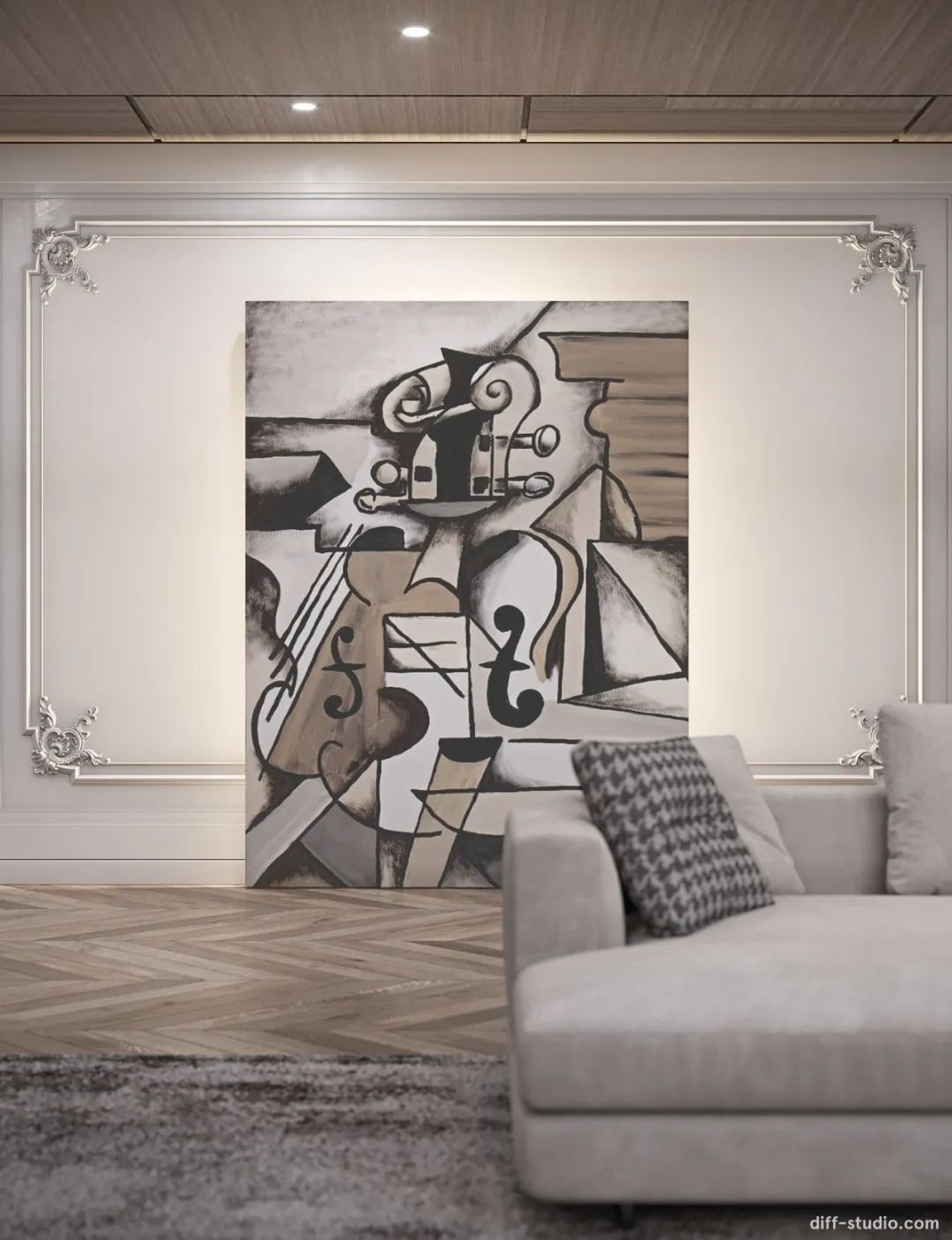 乌克兰基辅 1600㎡新古典奢华大宅丨Diff.Studio-4