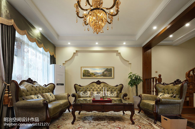 碧桂园欧洲城美式乡村别墅设计丨明治空间设计事务所-16