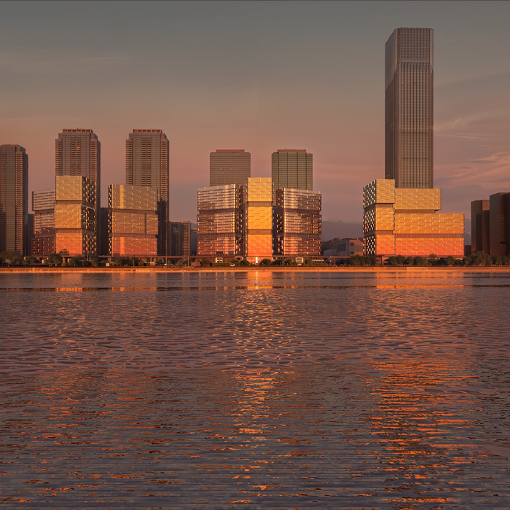 武汉长江天际丨中国武汉丨line+建筑事务所-70