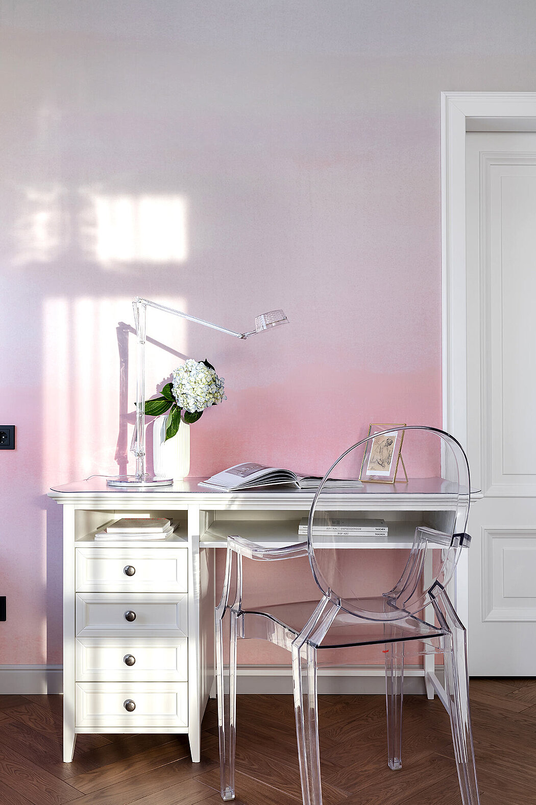 简洁公寓丨俄罗斯圣彼得堡丨Black_Wall-8