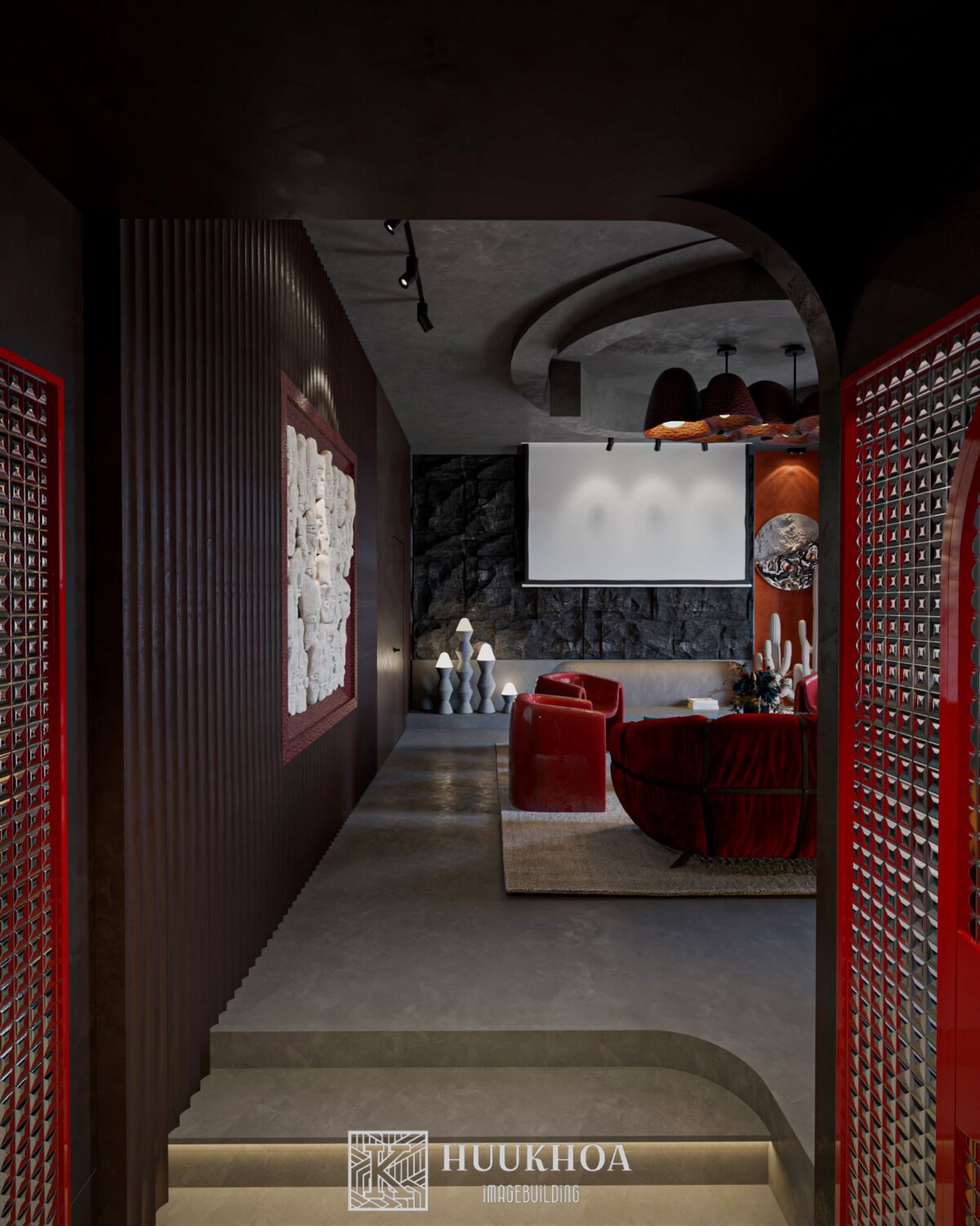 Sketchup客厅室内模型丨Huu Khoa-6