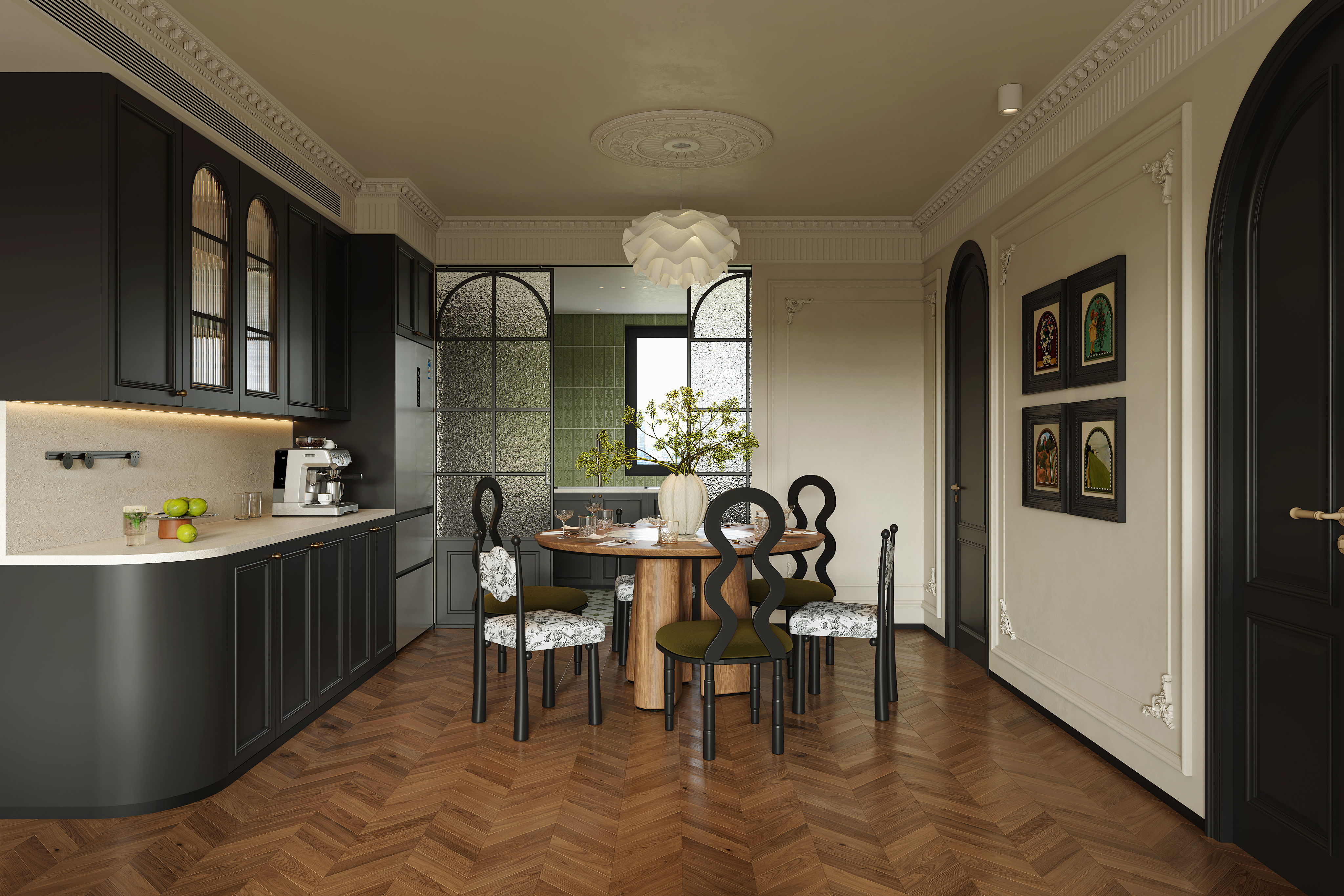 中古法式客厅  中古客餐厅 -9