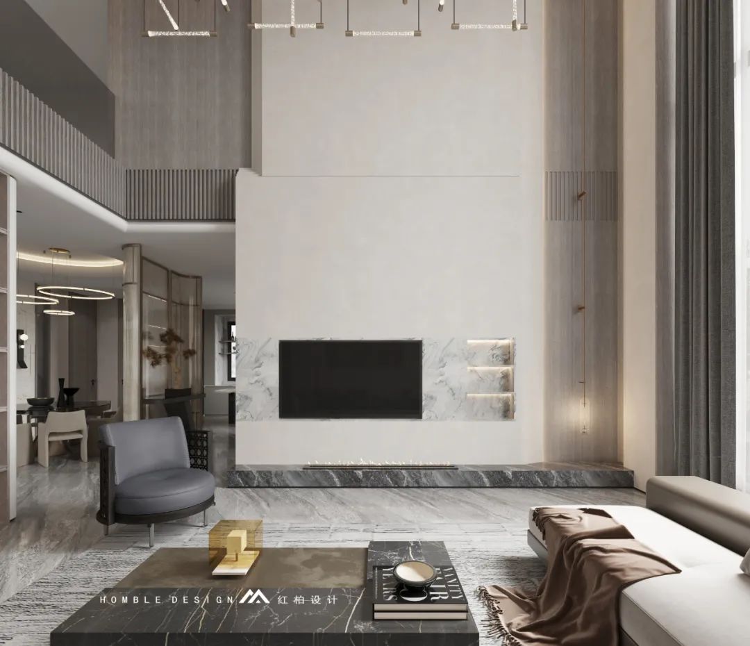 现代艺术别墅设计丨中国深圳丨红柏设计-45