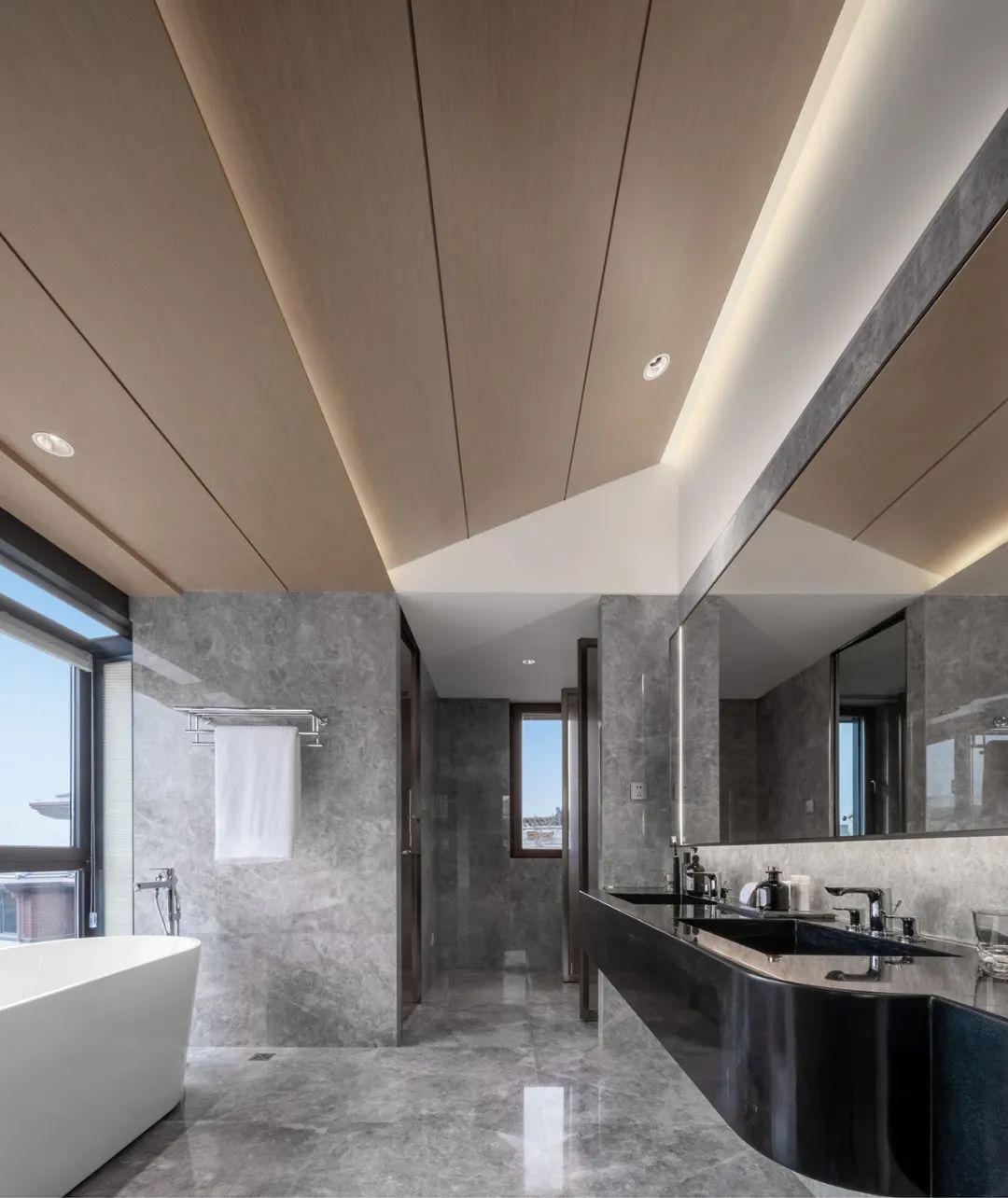 繁世中的宁静归所 | 北京亿城燕西华府 650㎡自然隐奢别墅设计-58