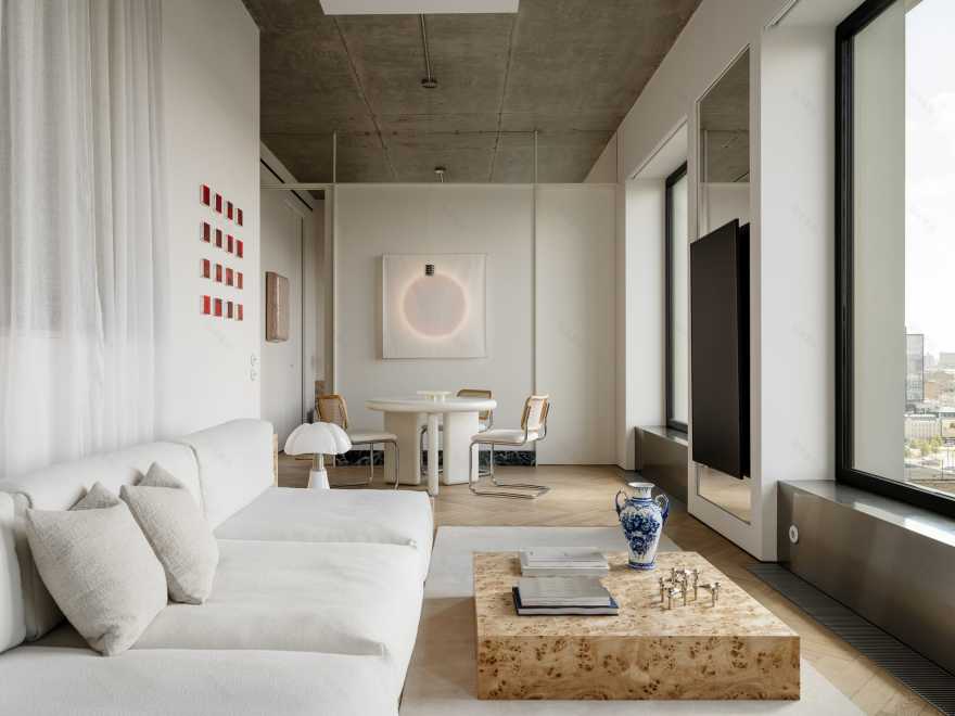 室内设计师的公寓丨A01 Studio(建筑师Nikita Kostik)-4