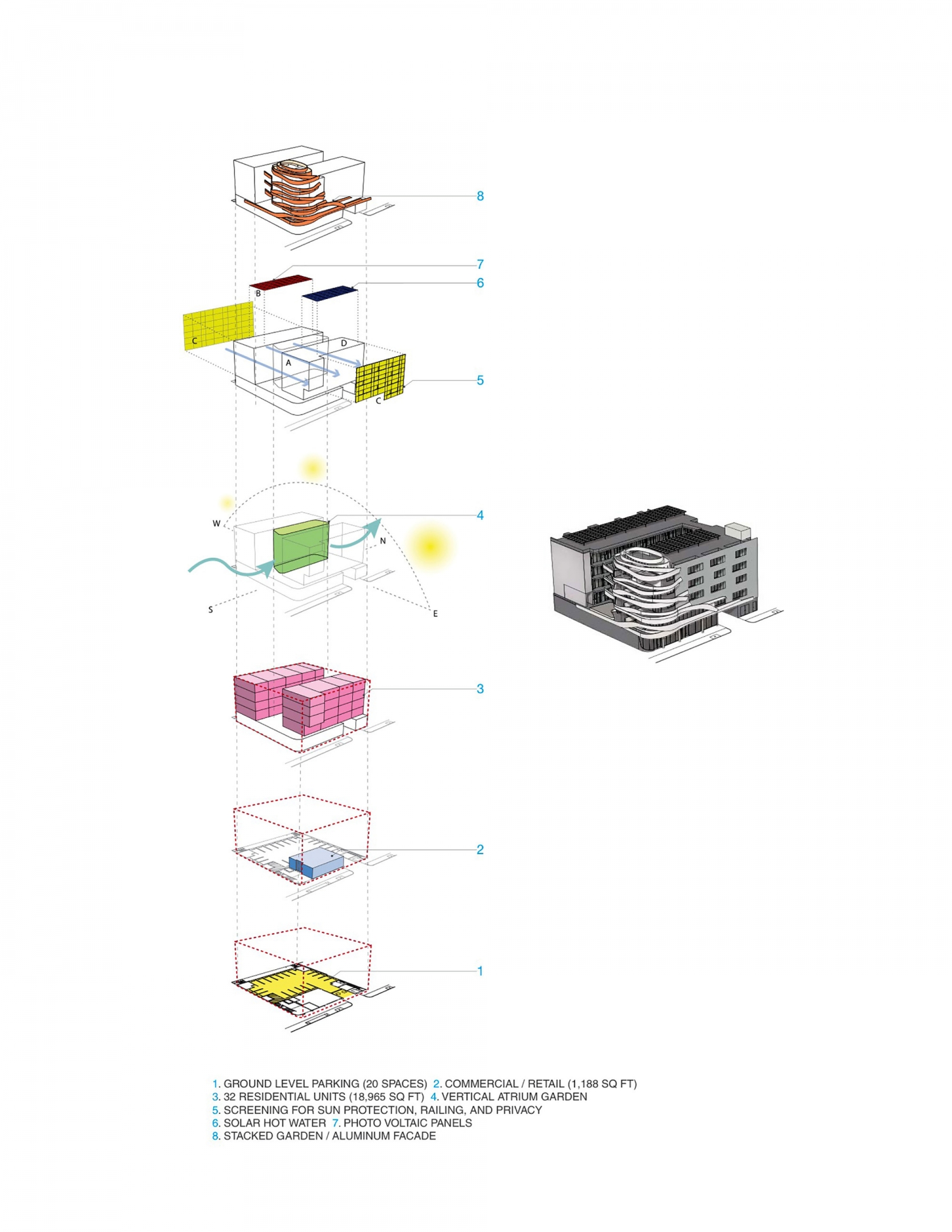 美国 La Brea 保障住房——绿色环保的宜居空间-59