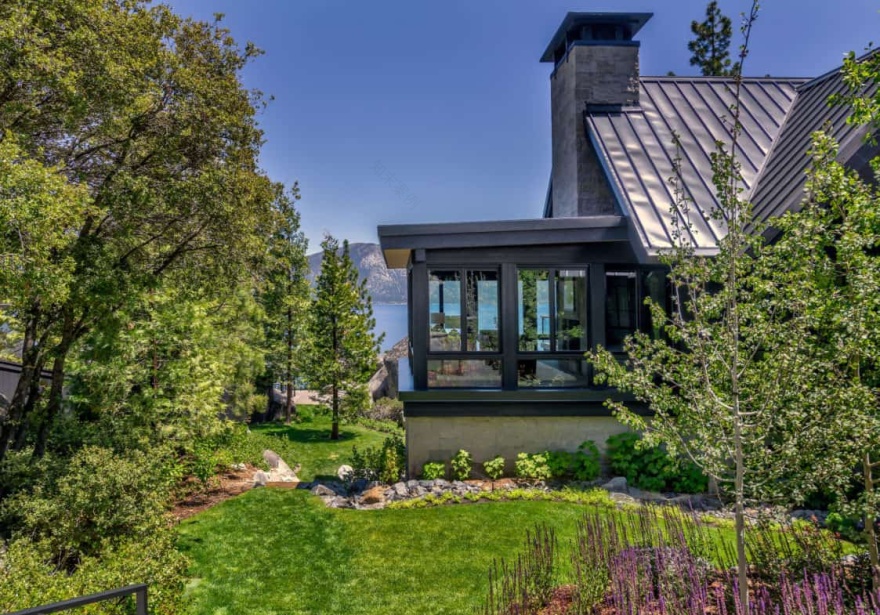An extraordinary lakefront mountain house with idyllic views of Lake Tahoe-43