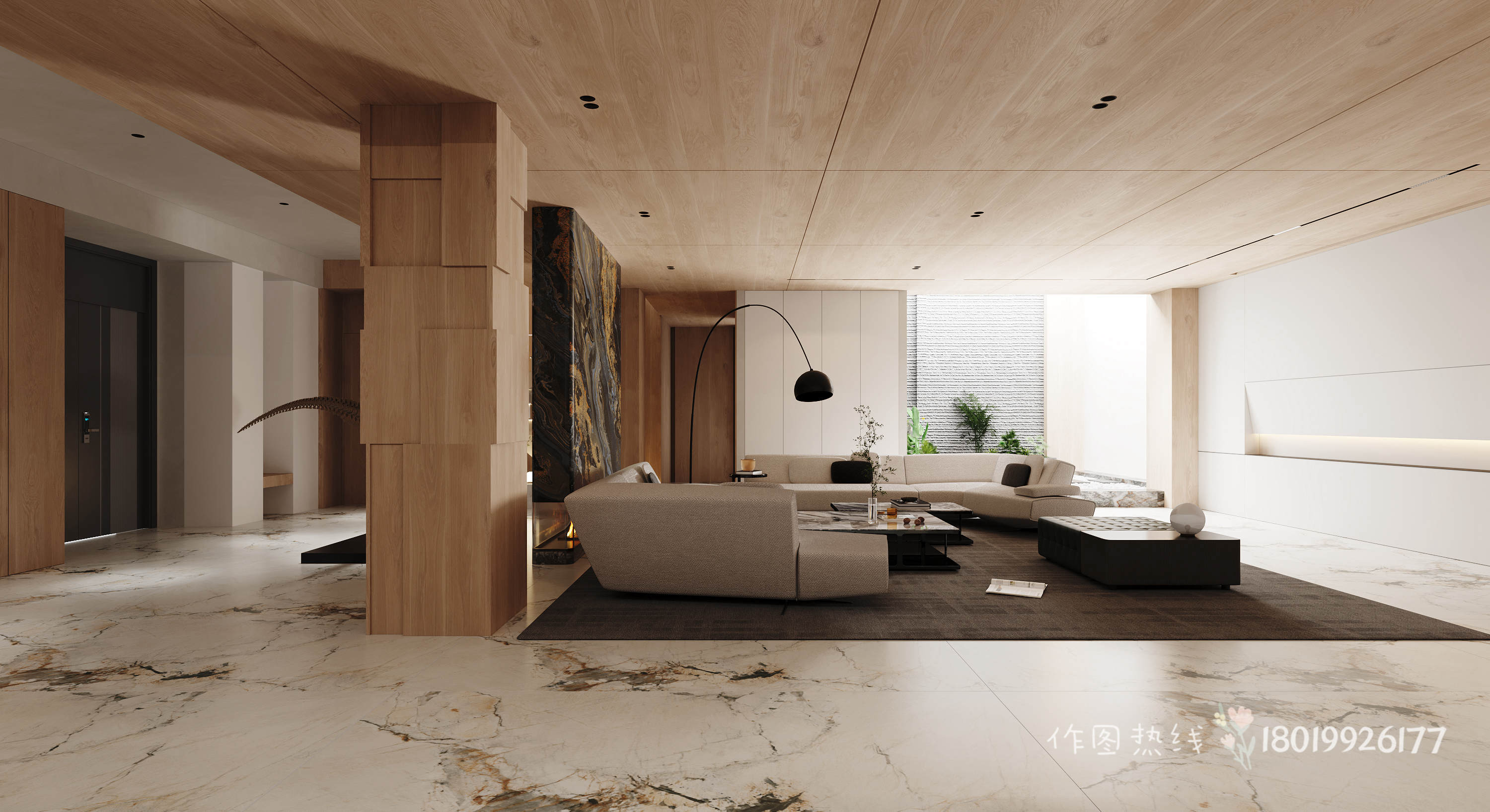 中古风别墅效果图-1