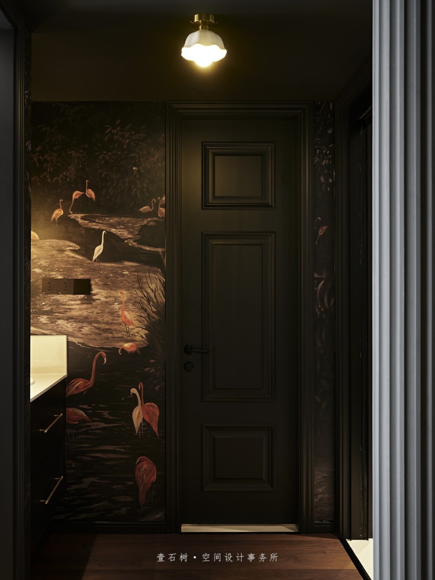 荣誉花园复古风格设计丨壹石樹空间设计事务所-59