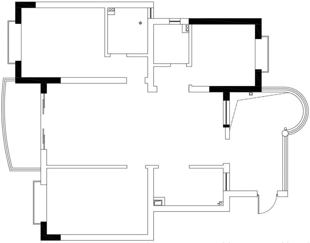 《朋友》140㎡轻奢现代住宅 文青设计-28