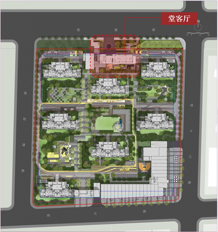 南京都会紫京堂客厅丨中国南京丨上海日清建筑设计有限公司-14