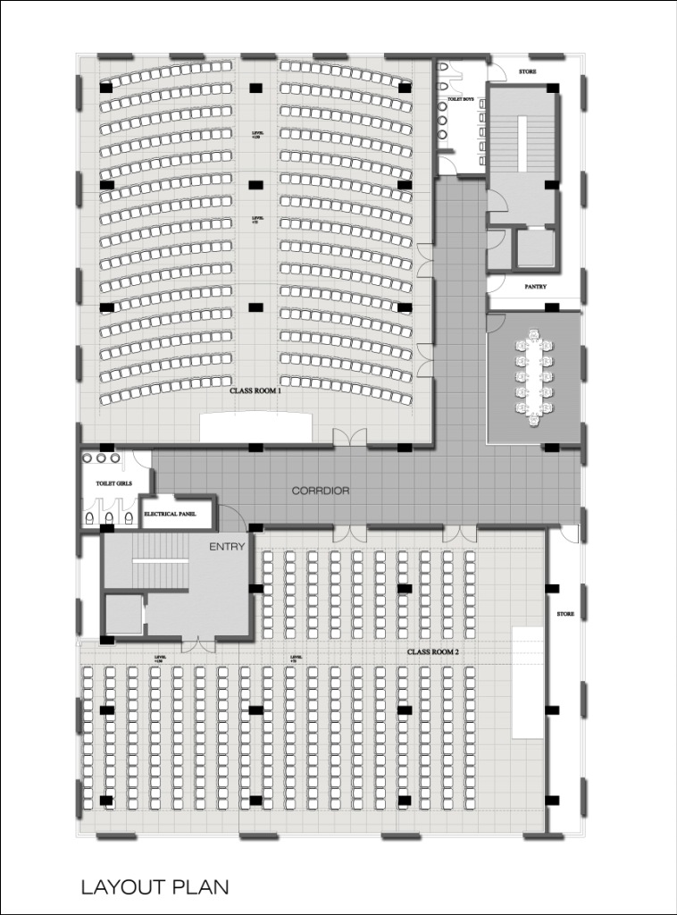 新德里 DAMS 教学学院，活力空间与建筑特色的完美结合-27