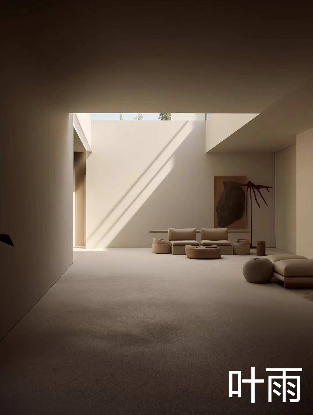 别墅装修/空间的安静-3