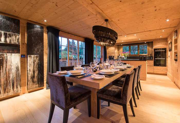 奥地利木屋别墅的现代黑色内饰设计-10