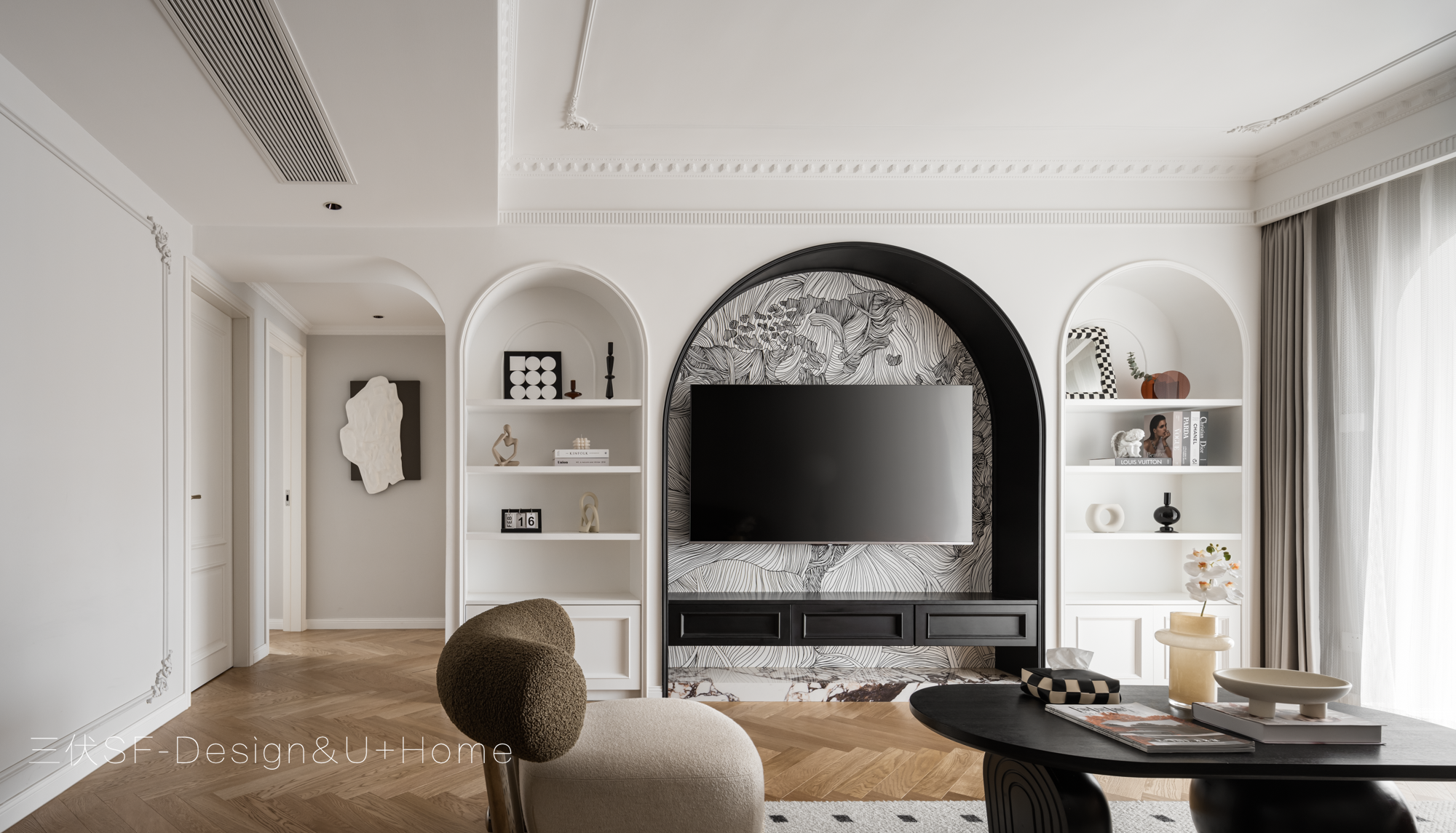 简约与浪漫共融的法式复古住宅-14