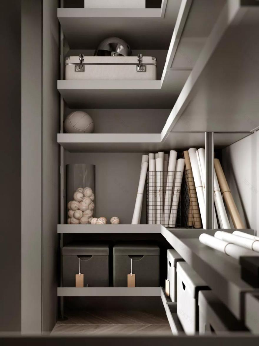 基辅 80㎡原木轻奢宅,现代中式韵味-51