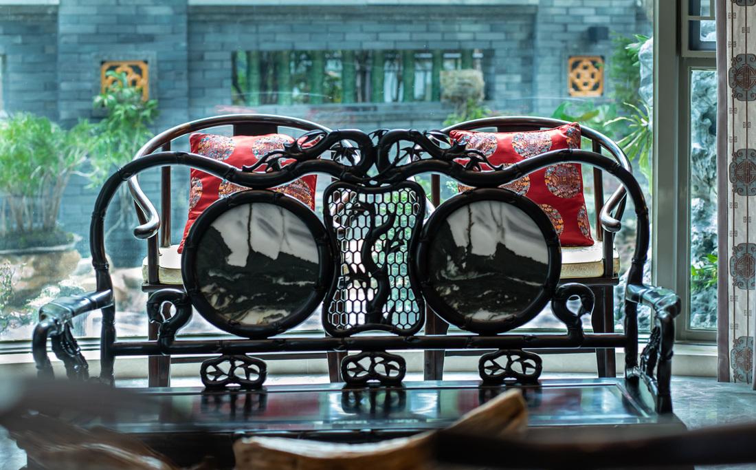 九艺装饰丨别墅丨【优雅中式】东方极境-7