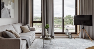 莫斯科郊外带露台的年轻家庭公寓设计丨俄罗斯莫斯科丨设计师安娜·马克西莫娃-2