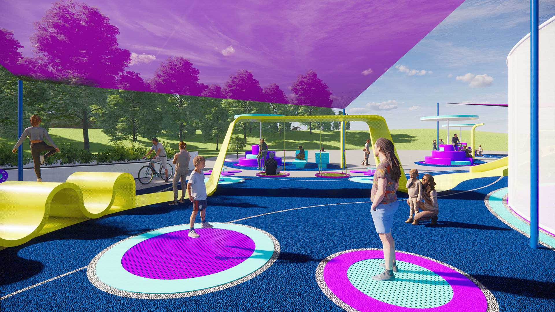 Waller Park（沃勒公园）包容性游乐空间-16