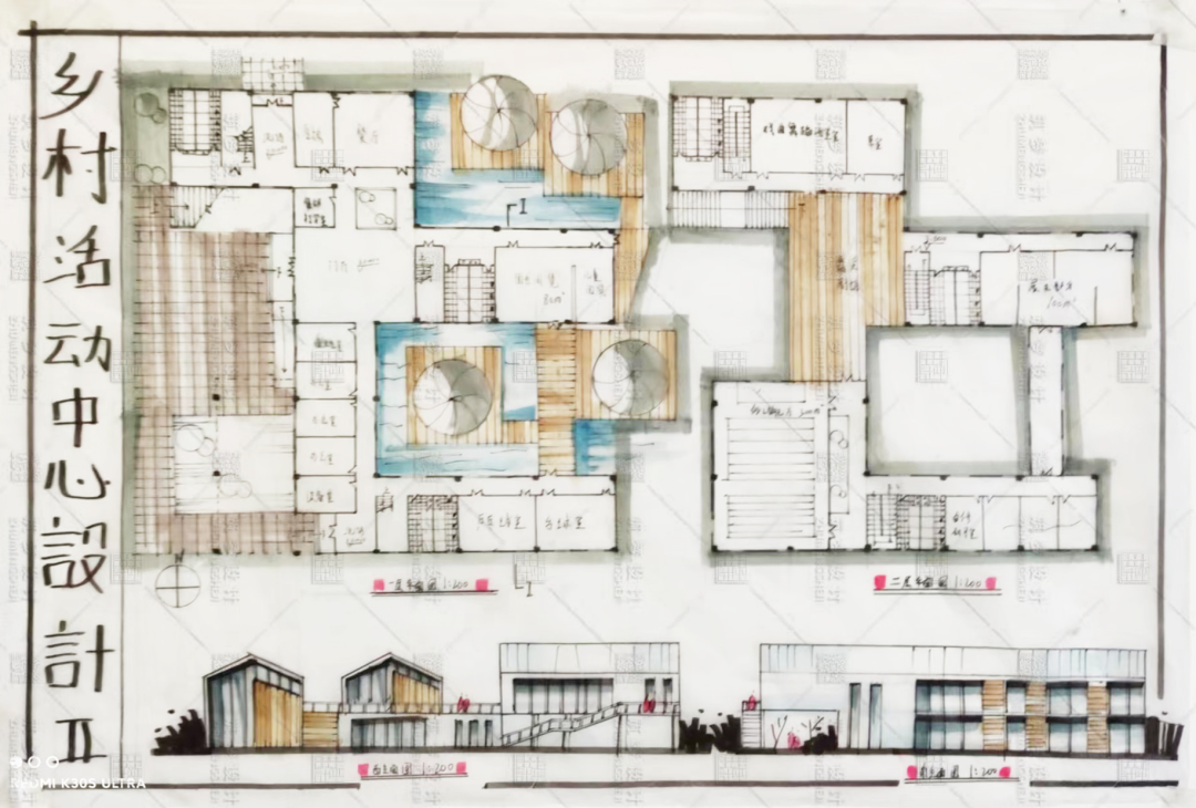 【快题复原】中国矿业大学2022年建筑学高分快题高清详解！-70