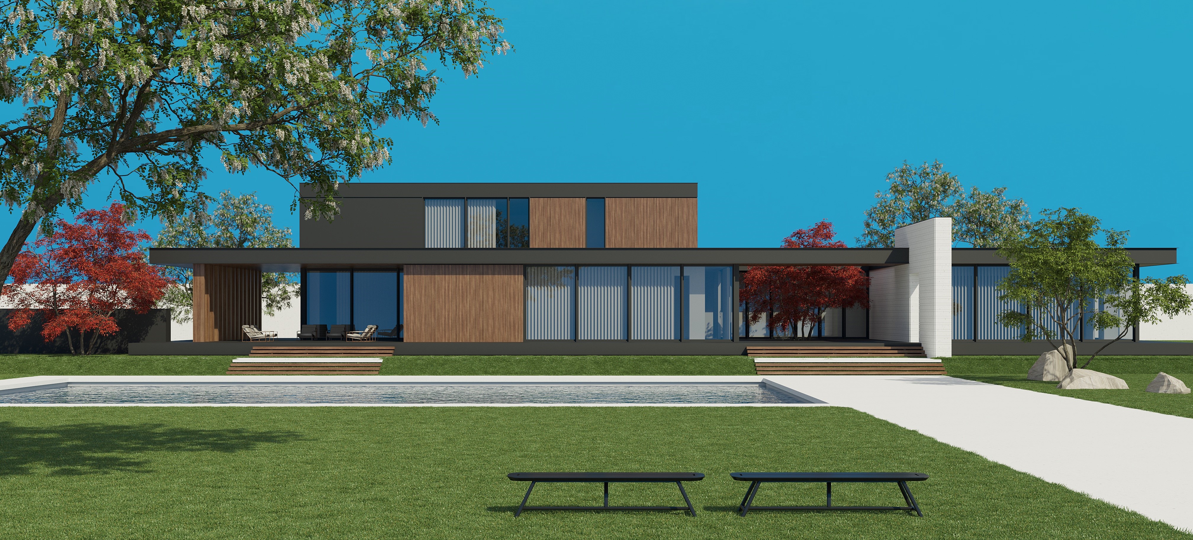 Portfolio. Interiors. Architecture of buildings.-28