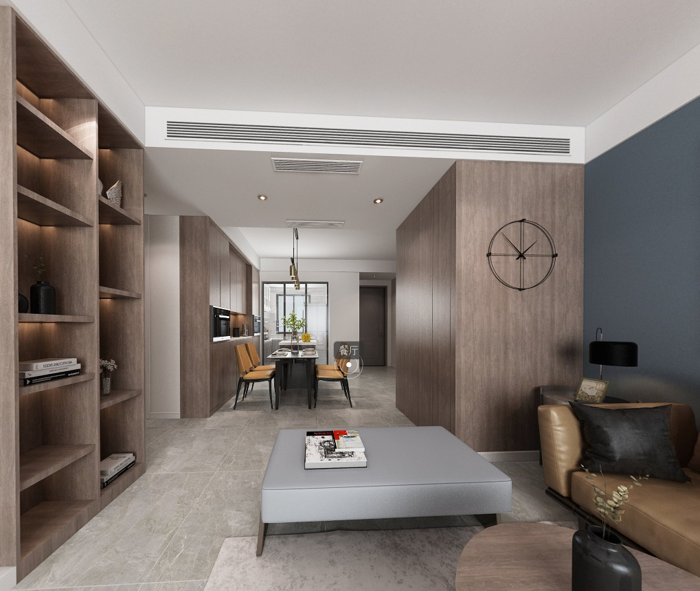 现代北欧家居,开放式餐厨空间,温馨舒适-8