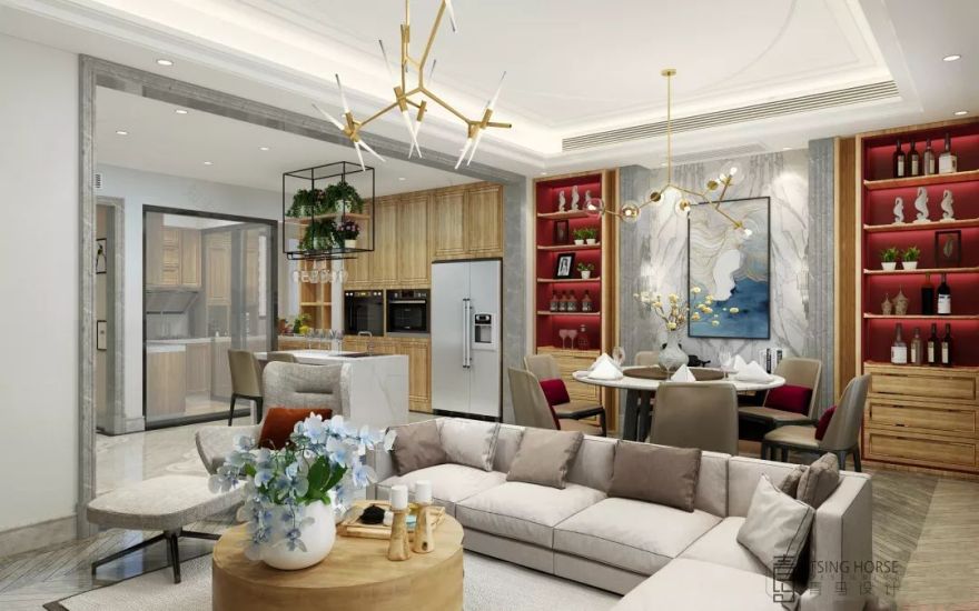 枫丹丽舍 | 新中式风格的家,融入中华传统文化元素-57