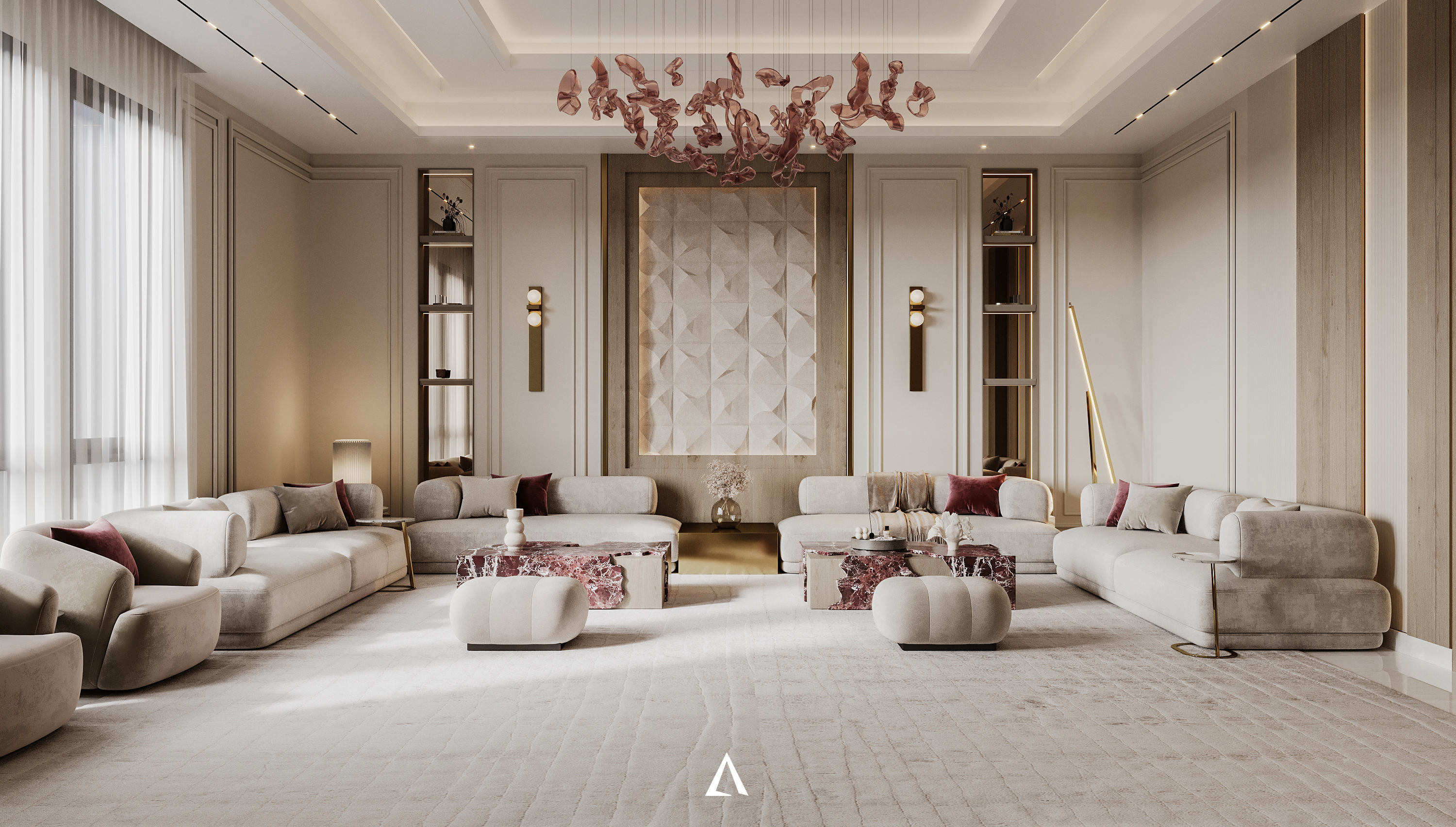 阿联酋的新经典会议厅（注：Majlis常见指阿拉伯国家的传统会议厅、会客厅等，具体需结合语境确定） 丨阿联酋丨Pyraviz-9