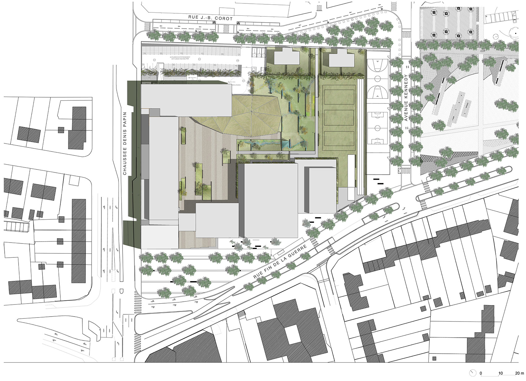 法国 Lucie Aubrac 中学丨Coldefy-43