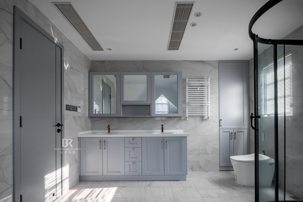 华宇天宫花城现代轻奢跃层装修设计-22