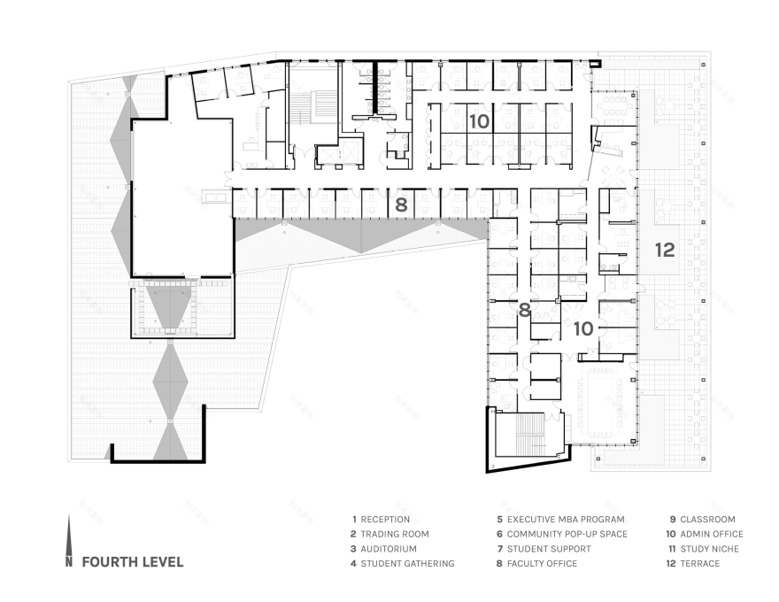 Wayne State University Mike Ilitch School of Business / SmithGroup-34
