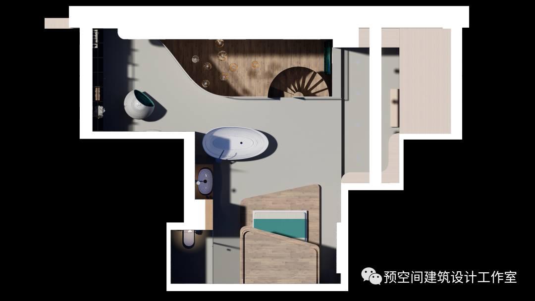 地中海风情度假公寓夹层设计丨Choco-27