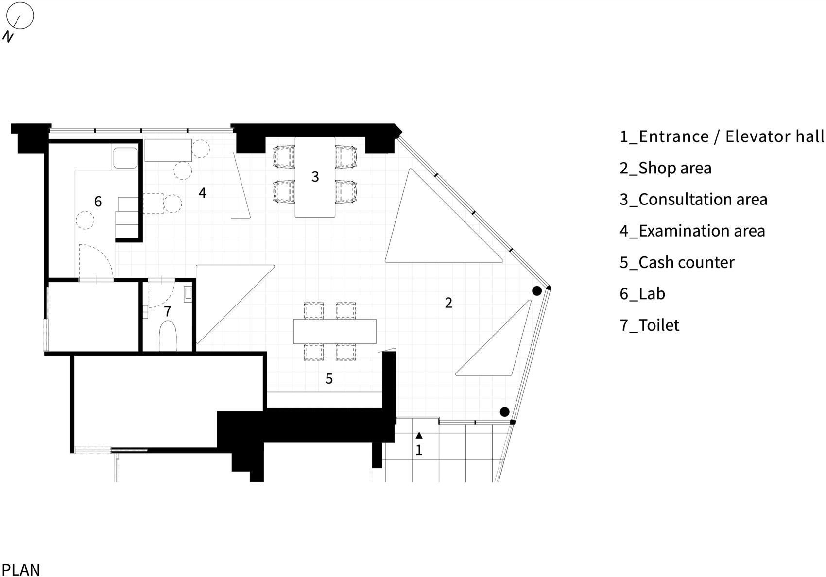 芦屋眼镜店

注：ASHIYA常见为日本地名芦屋，光学商店一般可理解为眼镜店 丨日本兵库丨RID-34