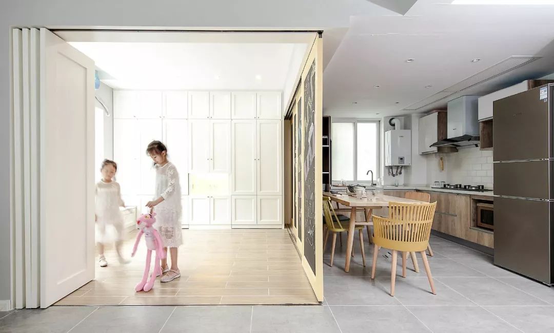 72㎡老破小改成“大平层”学区房  武汉邦辰设计-39