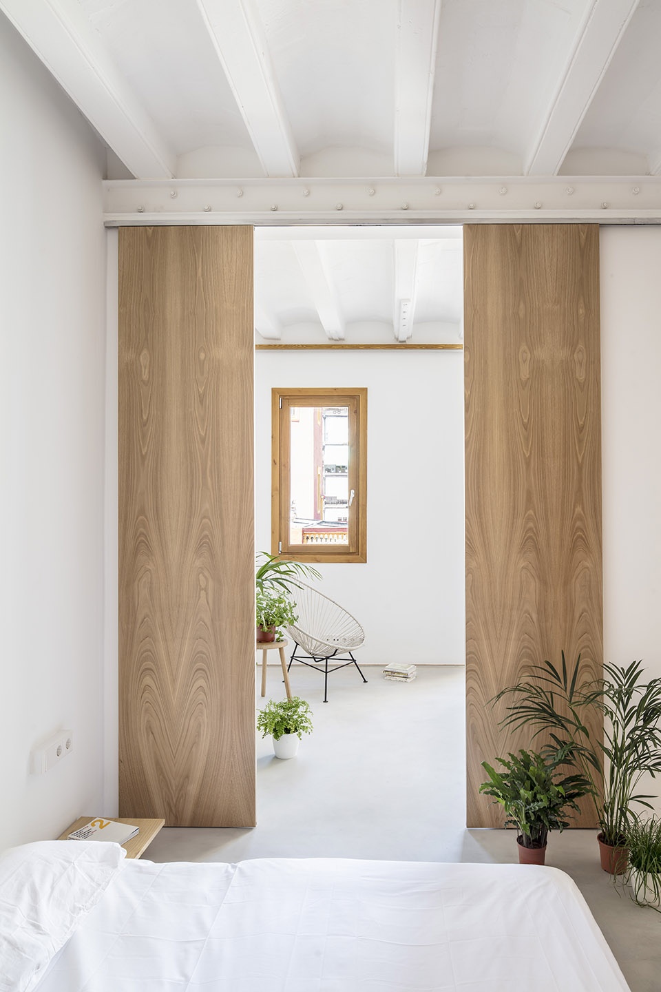 巴塞罗那十九世纪阁楼住宅,空间重塑与自然融合-31