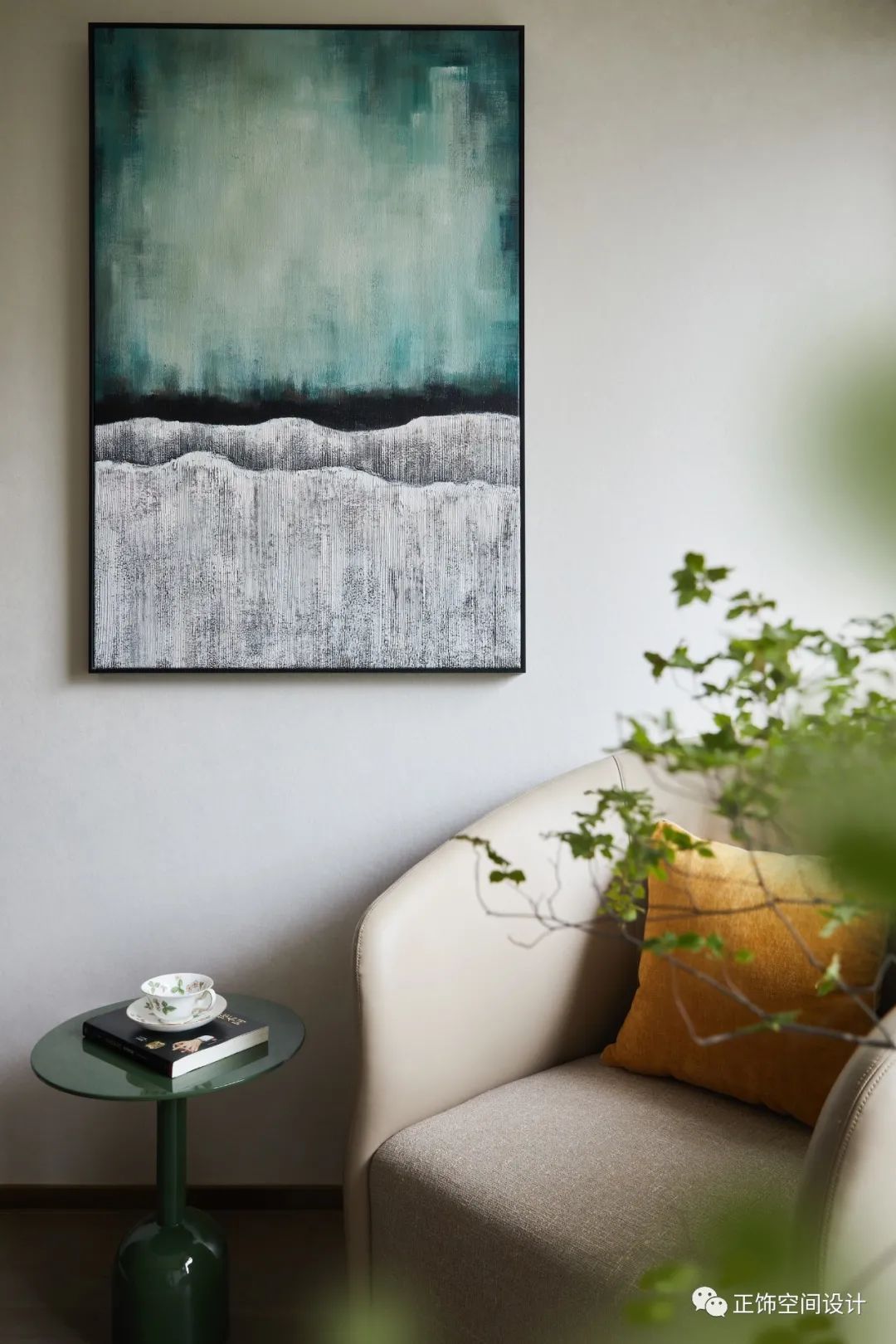 静安慧芝湖 · 现代内蒙风诗意家居空间丨中国上海丨正饰空间设计-35