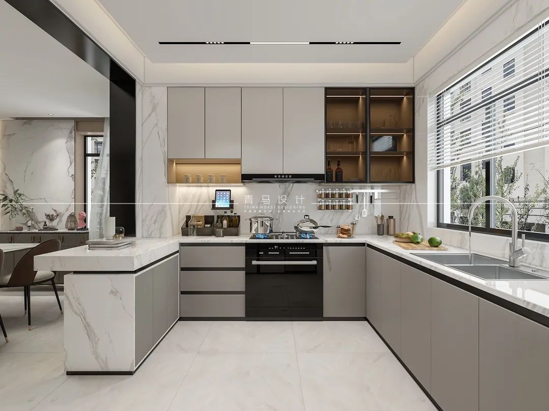 中海悦墅现代轻奢别墅设计丨中国西安丨青马别墅设计-24