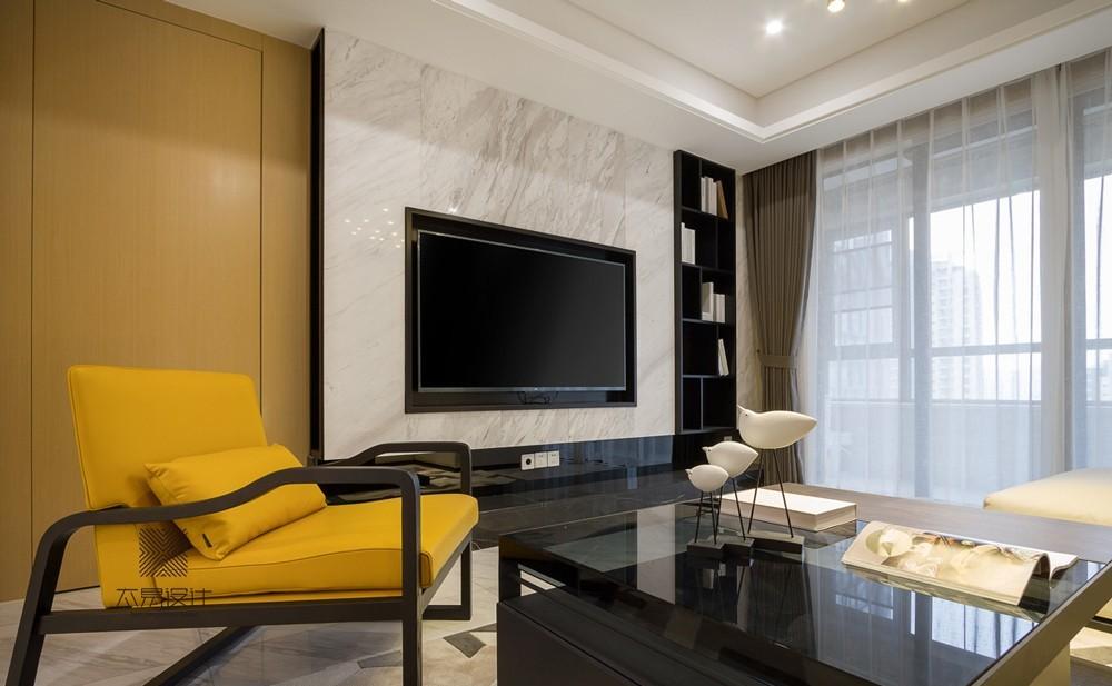 《橙·邂逅》现代风格设计,简约舒适小轻奢-4