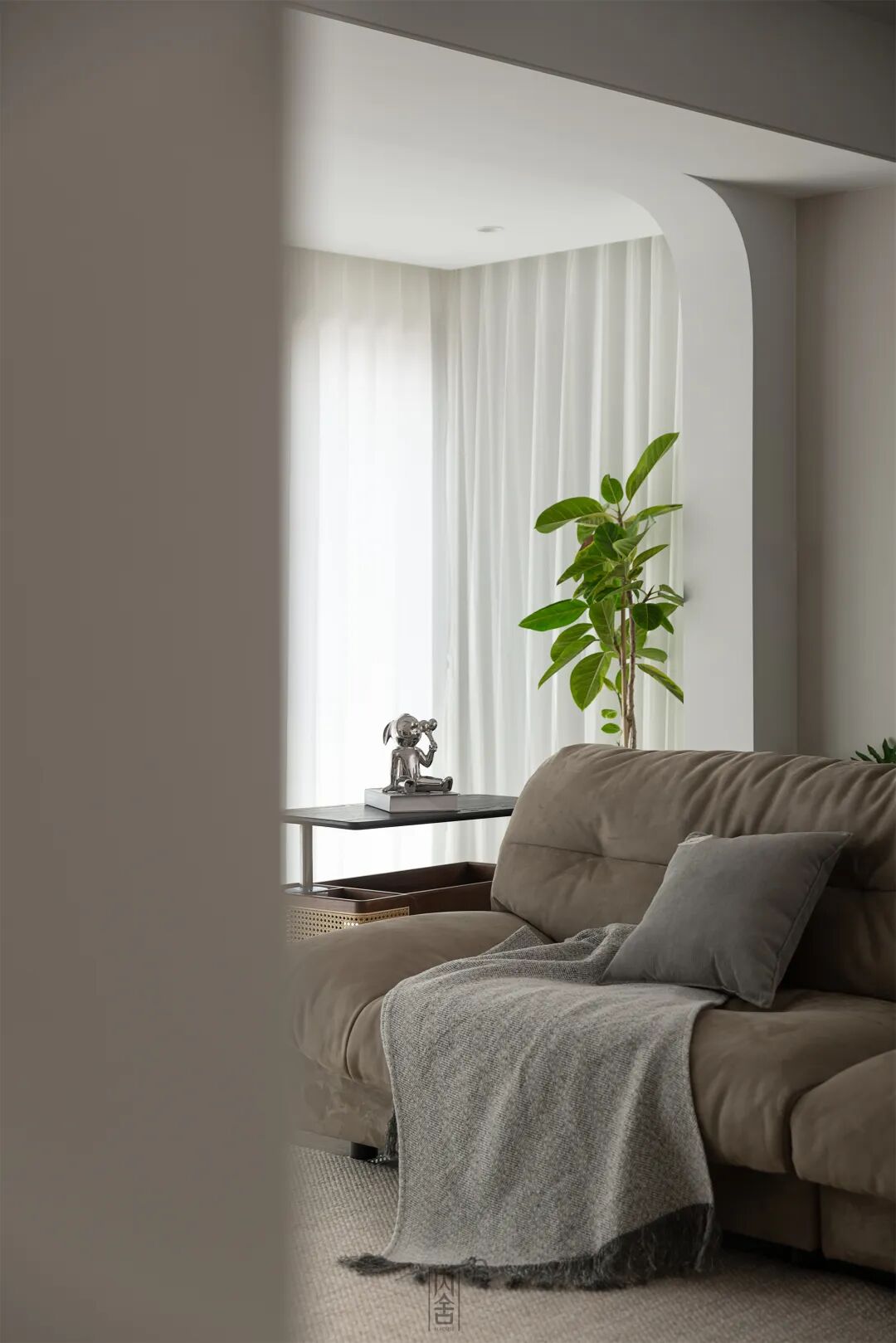 内舍软装丨128㎡现代+中古，细腻刻画时光深处的温柔~-16