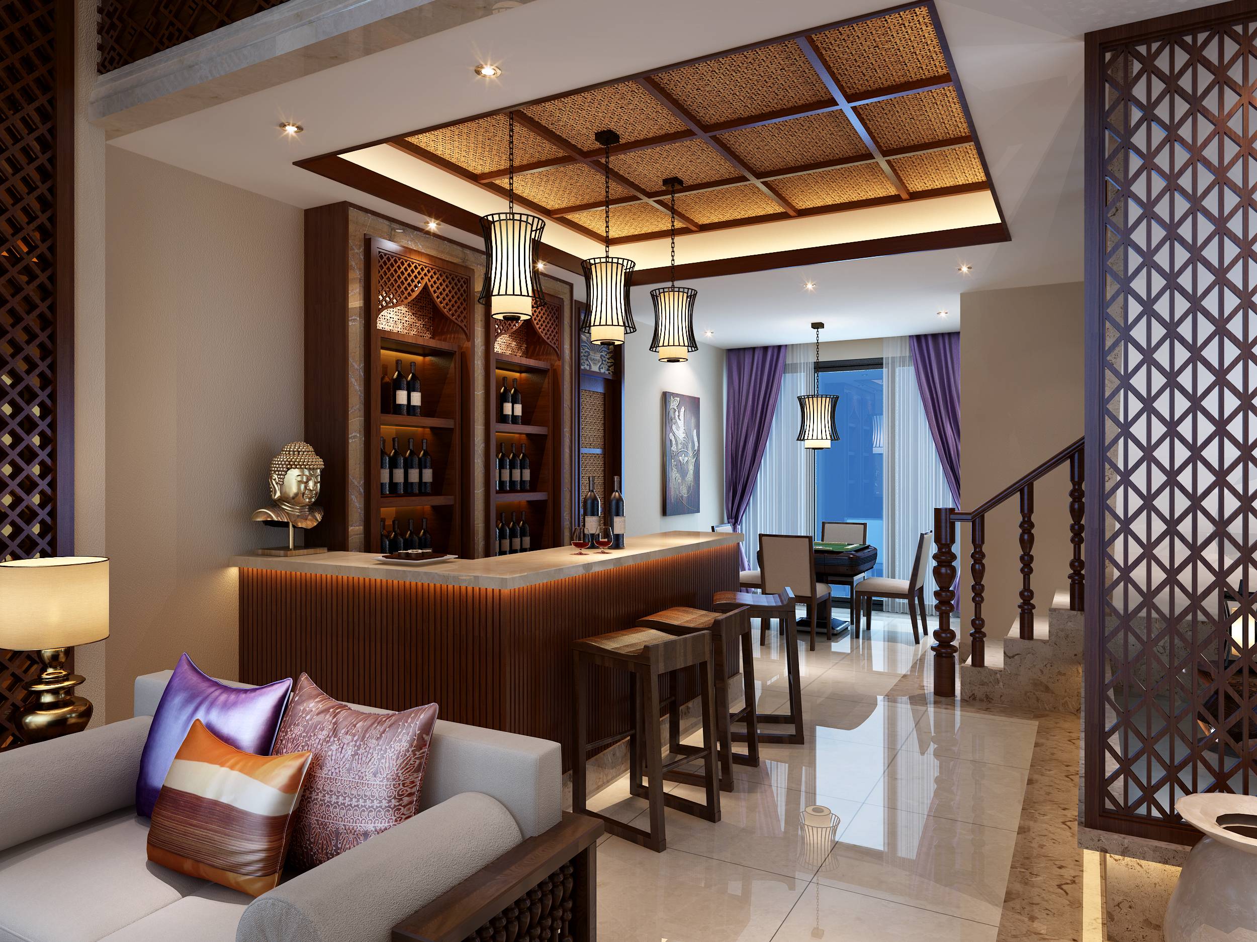 海南澄迈远洋华墅泰式风格设计，展现热带风情-4