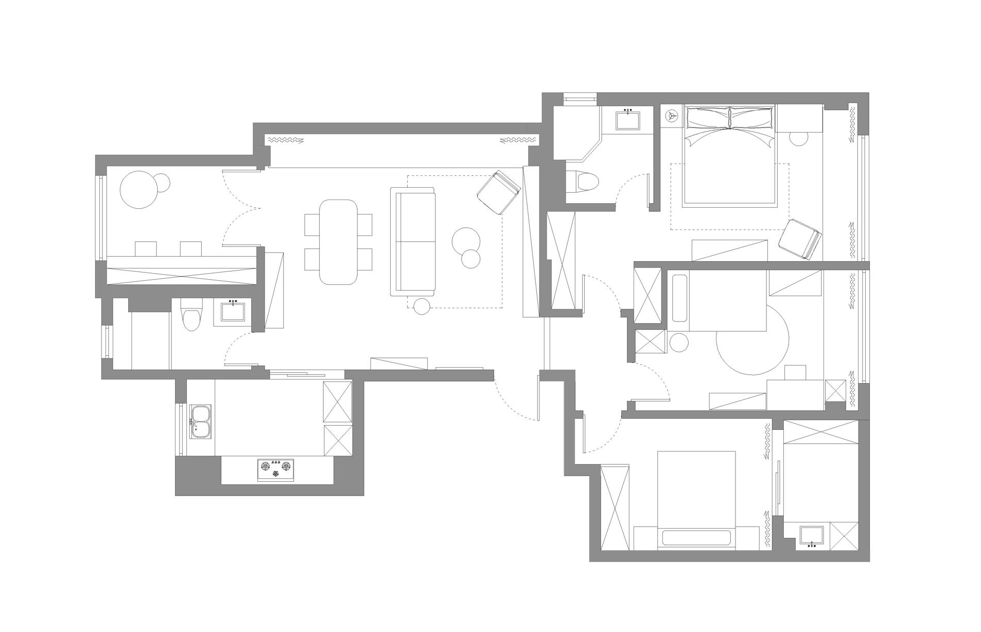 温柔法式梦境 · 杭州国樾湾软装项目丨中国杭州丨颜青软装-34