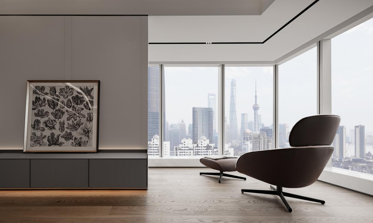 魔都陆家嘴 420㎡艺术大平层私人住宅丨中国上海丨循光空间-116