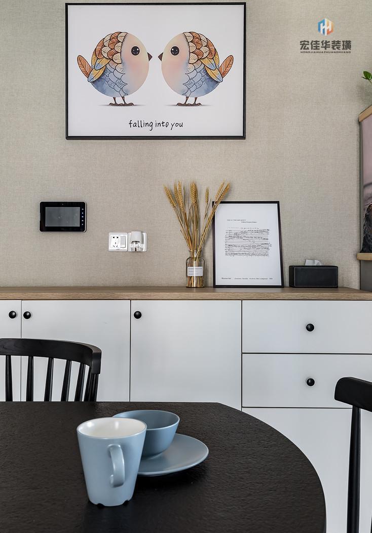 宏佳华装璜赏心 118㎡现代风 温馨宜居空间设计-8