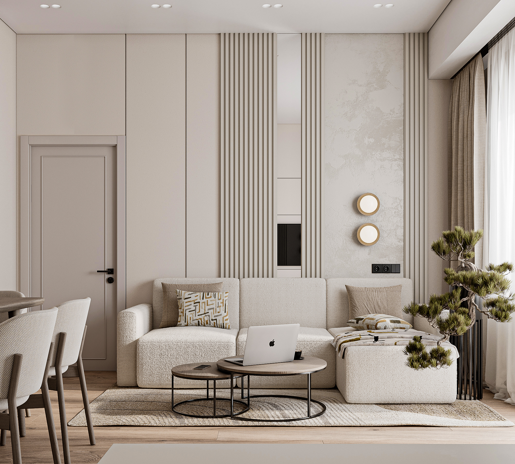 Modern Minimal Living Room Design-1