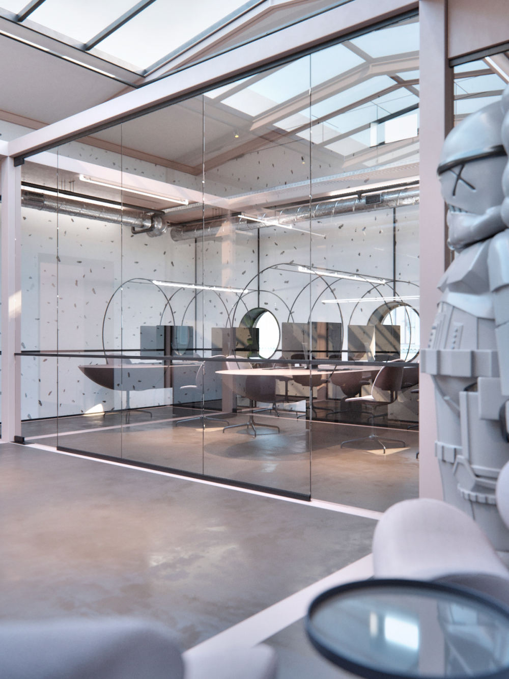 现代创意办公空间设计丨KSh Design-12