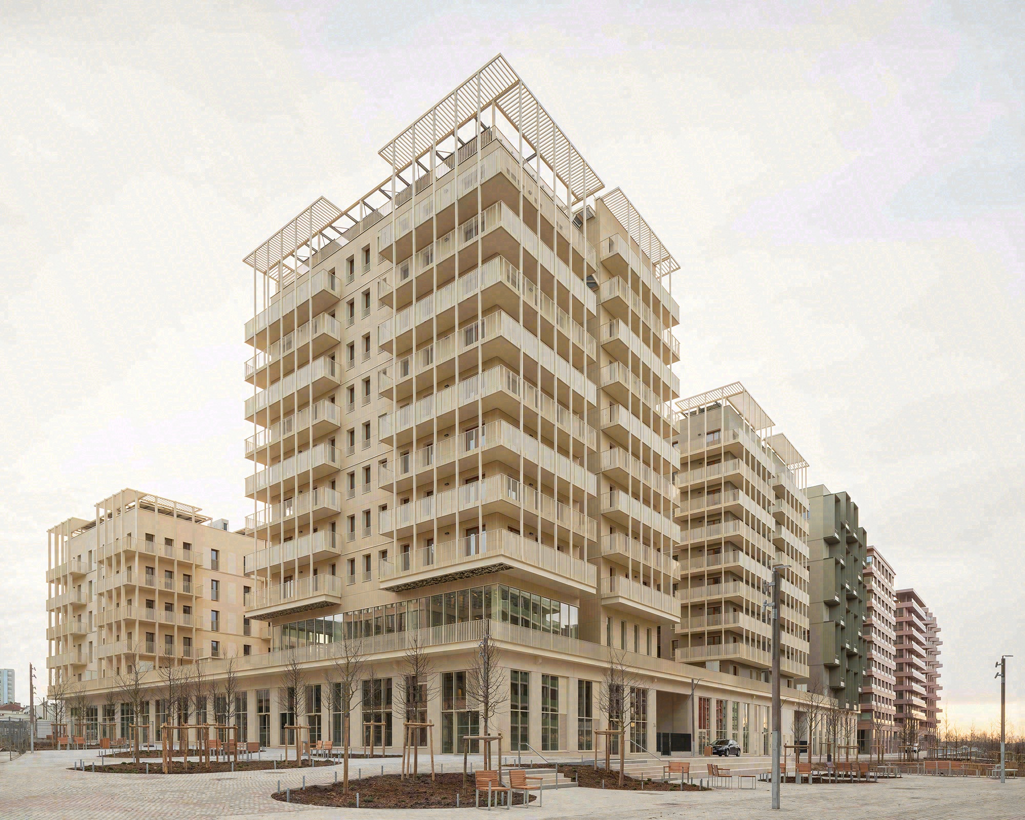 运动员村 E2B 地段丨法国丨CoBe Architecture & Paysage-44