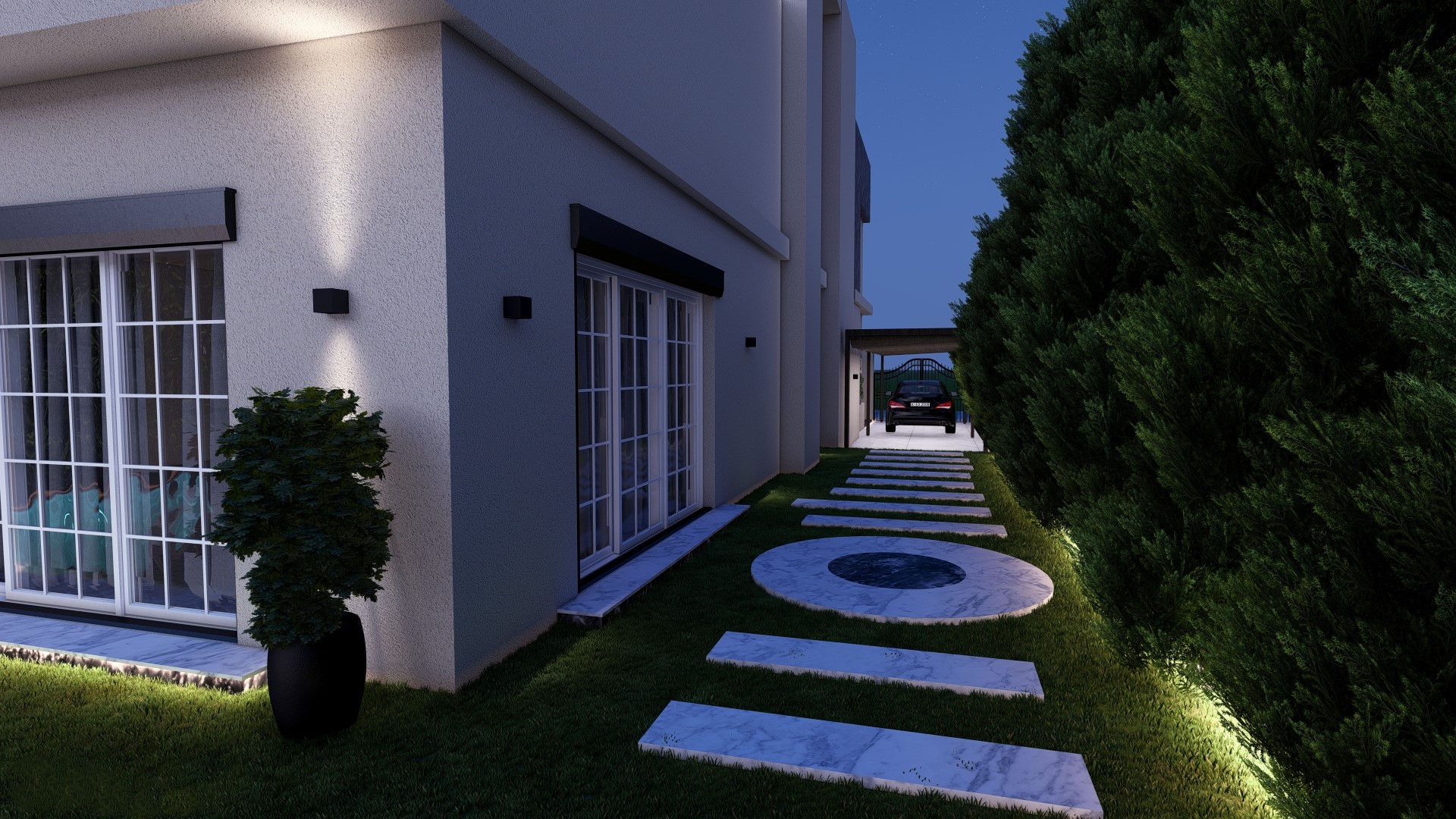 Private Villa in Karma Compound/Sheikh Zayed - Exterior-18