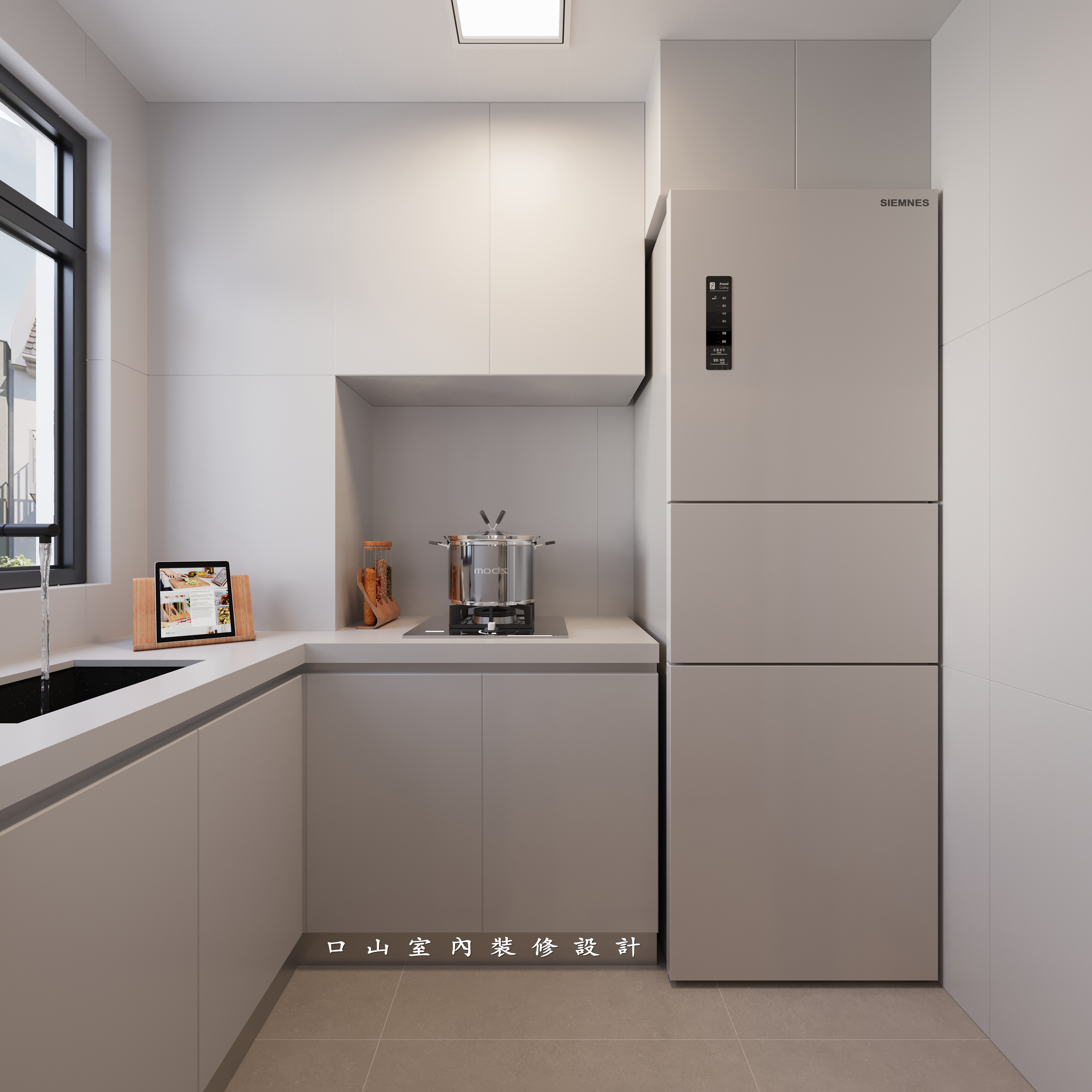 深圳口山设计：绿景花园现代简约，回归纯粹舒适的生活-4